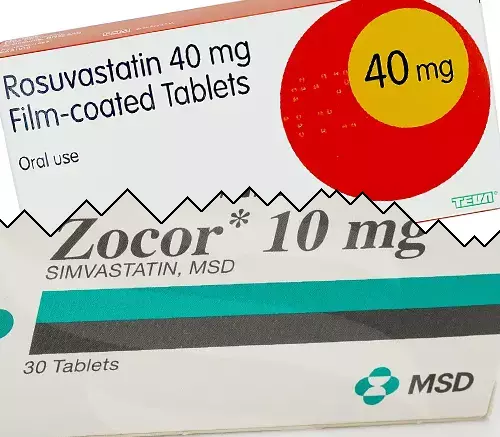 Rosuvastatin vs Zocor